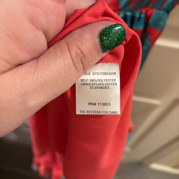 Sugarlips Women's Palm Tropics Pismo Button Down Flutter Maxi Dress ~ XS ~ NWT - Picture 10 of 10